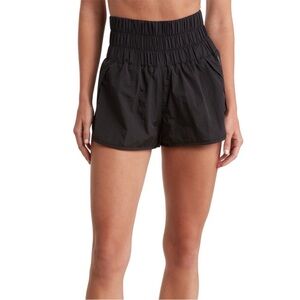 Free People Movement Black The Way Home Short SZ small Activewear Run Train Gym